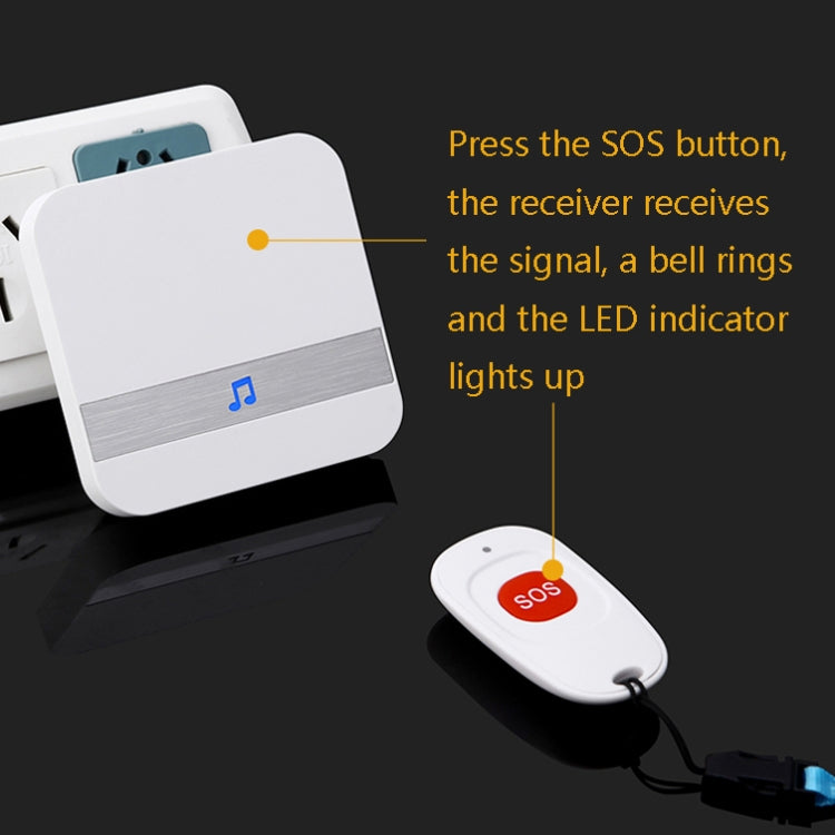 Timbre de control remoto inalámbrico CACAZI C1 Smart Home, US Plug, EU Plug, UK Plug