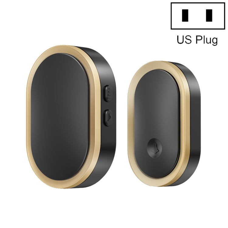 CACAZI A99 Timbre de control remoto inteligente para el hogar Buscapersonas para personas mayores, US Plug, EU Plug, UK Plug