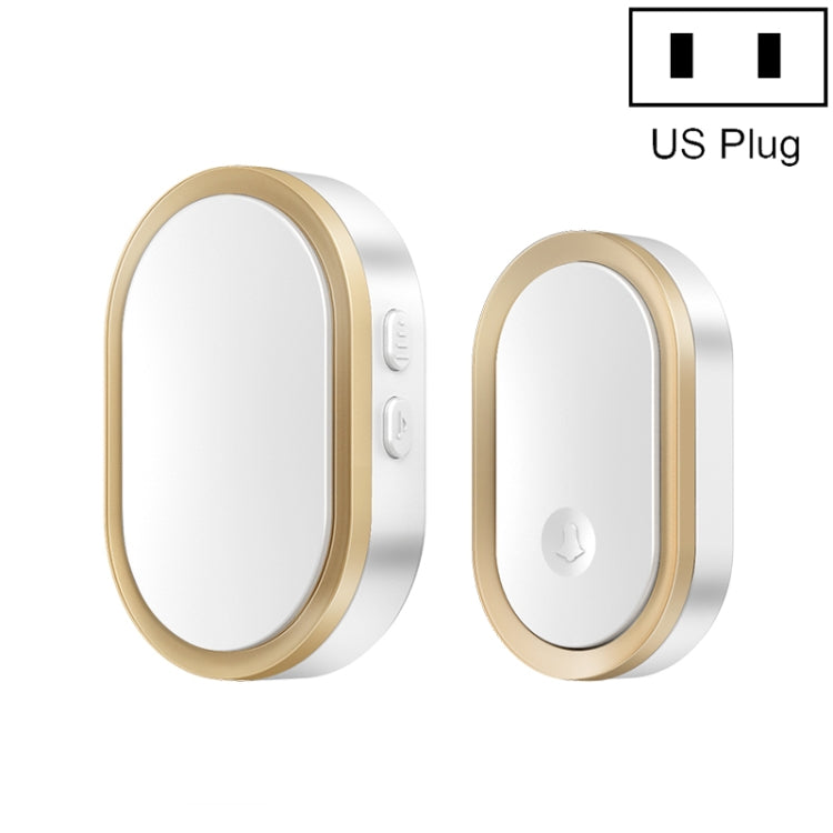 CACAZI A99 Timbre de control remoto inteligente para el hogar Buscapersonas para personas mayores, US Plug, EU Plug, UK Plug