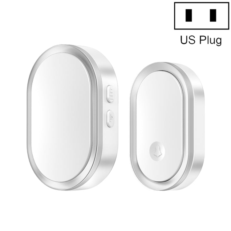 CACAZI A99 Timbre de control remoto inteligente para el hogar Buscapersonas para personas mayores, US Plug, EU Plug, UK Plug