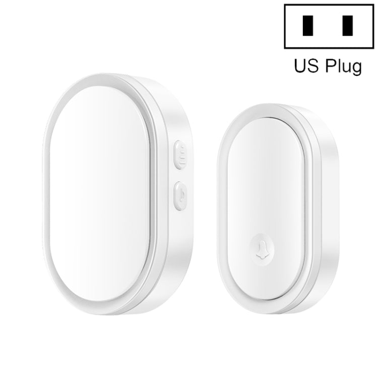 CACAZI A99 Timbre de control remoto inteligente para el hogar Buscapersonas para personas mayores, US Plug, EU Plug, UK Plug