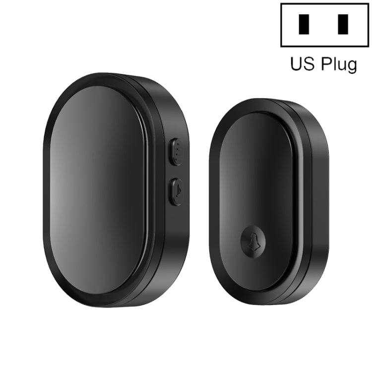CACAZI A99 Timbre de control remoto inteligente para el hogar Buscapersonas para personas mayores, US Plug, EU Plug, UK Plug