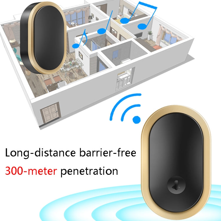 CACAZI A99 Timbre de control remoto inteligente para el hogar Buscapersonas para personas mayores, US Plug, EU Plug, UK Plug