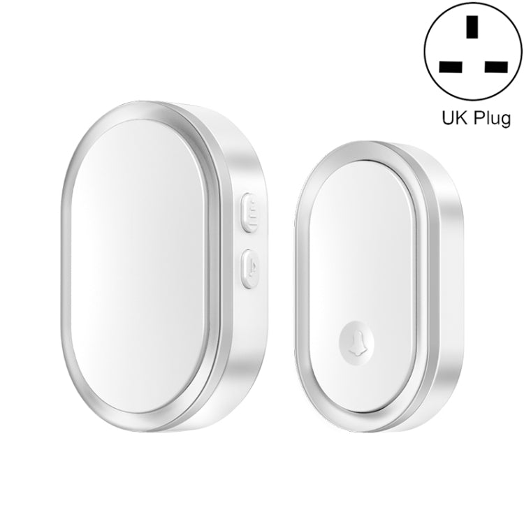 CACAZI A99 Timbre de control remoto inteligente para el hogar Buscapersonas para personas mayores, US Plug, EU Plug, UK Plug