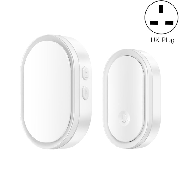 CACAZI A99 Timbre de control remoto inteligente para el hogar Buscapersonas para personas mayores, US Plug, EU Plug, UK Plug