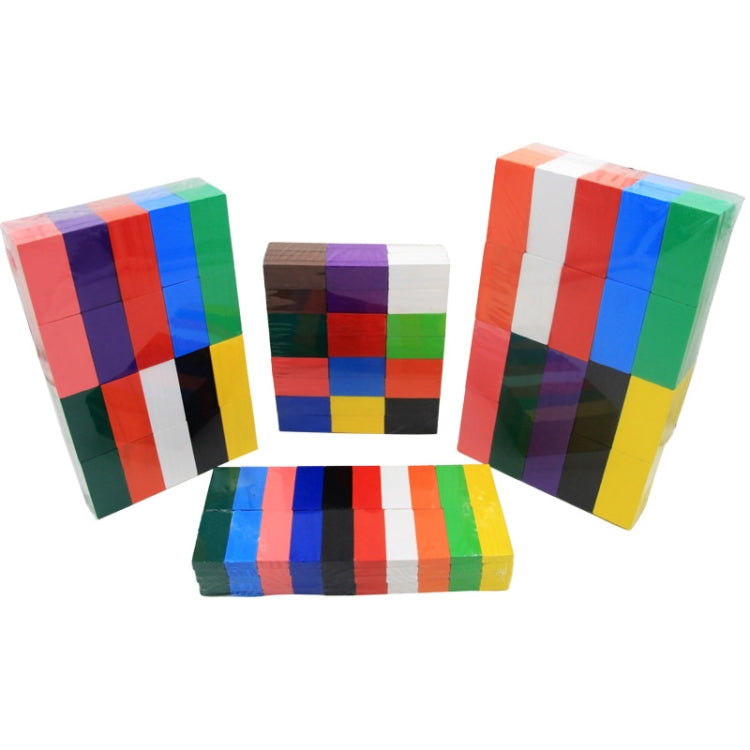 120 unids/set bloques de construcción competencia rompecabezas educación temprana juguetes de madera para niños adultos, 120pcs 10 Colors, 120pcs 12 Colors