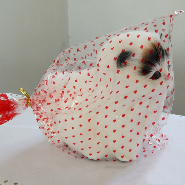 Simulación de modelo animal, juguete de gato de peluche de simulación, se llamará gato
