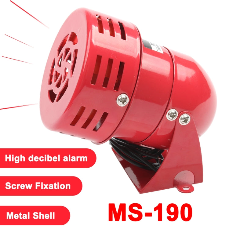 Zumbador de tornillo de viento con alarma de mini motor MS-190