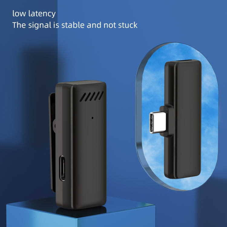 Micrófono inalámbrico Lavalier con cancelación de ruido y estuche de carga, S13 Dual Microphone Black USB-C/Type-C Interface, S13 Dual Microphone Black 8 Pin Interface, S13 One To Two Yellow Case USB-C/Type-C Interface