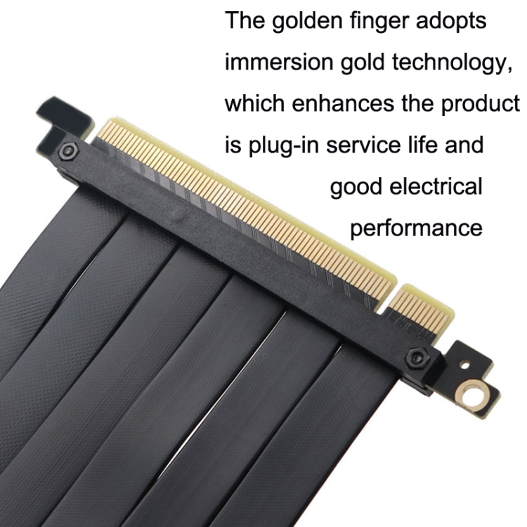 Cable adaptador de cable de extensión de tarjeta gráfica PCI-E 3.0 16X 180 grados, longitud:, 10cm, 15cm, 20cm, 25cm, 30cm