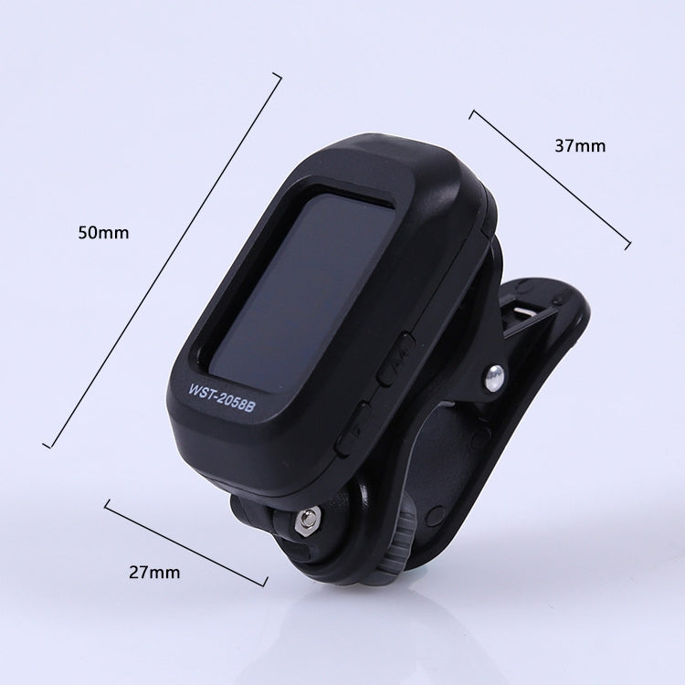 Afinador electrónico de capo para guitarra Little Angel WST-2058B, 5×3.7×2.7cm