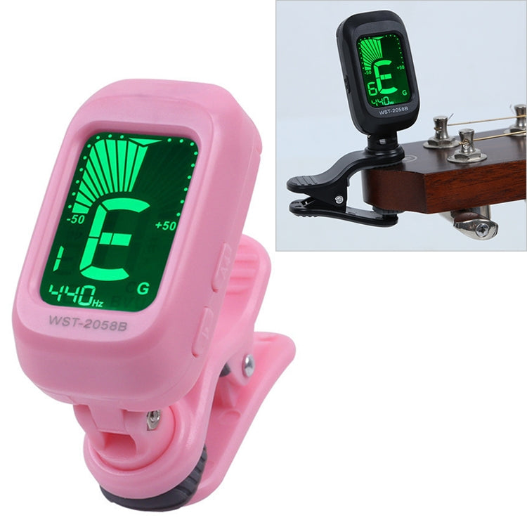 Afinador electrónico de capo para guitarra Little Angel WST-2058B, 5×3.7×2.7cm