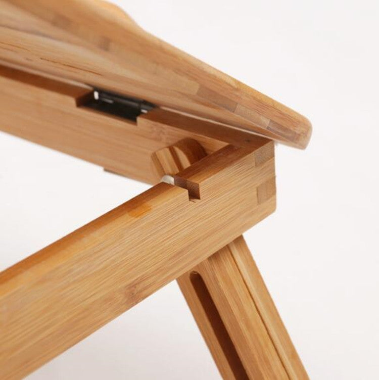 Nanzhu Mesa plegable para computadora, cama, ranura para tarjeta, mesa para computadora portátil, escritorio para computadora con elevación perezosa simple, Small 50cm, Medium 54cm, Large 72cm