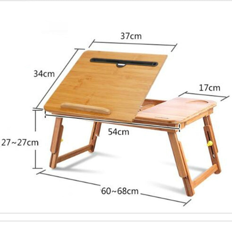 Nanzhu Mesa plegable para computadora, cama, ranura para tarjeta, mesa para computadora portátil, escritorio para computadora con elevación perezosa simple, Small 50cm, Medium 54cm, Large 72cm