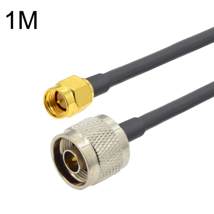 Cable adaptador coaxial SMA macho a N macho RG58, SMA Male to N Male 0.5m, SMA Male to N Male 1m, SMA Male to N Male 1.5m, SMA Male to N Male 3m, SMA Male to N Male 5m, SMA Male to N Male 10m