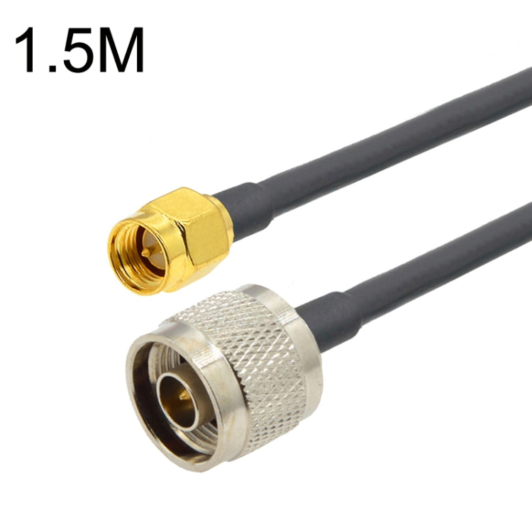 Cable adaptador coaxial SMA macho a N macho RG58, SMA Male to N Male 0.5m, SMA Male to N Male 1m, SMA Male to N Male 1.5m, SMA Male to N Male 3m, SMA Male to N Male 5m, SMA Male to N Male 10m