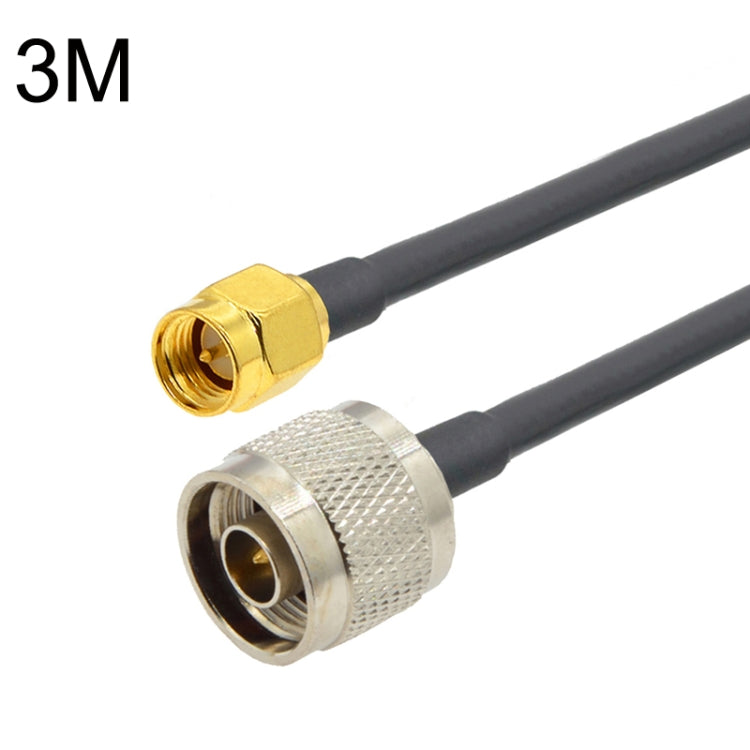 Cable adaptador coaxial SMA macho a N macho RG58, SMA Male to N Male 0.5m, SMA Male to N Male 1m, SMA Male to N Male 1.5m, SMA Male to N Male 3m, SMA Male to N Male 5m, SMA Male to N Male 10m