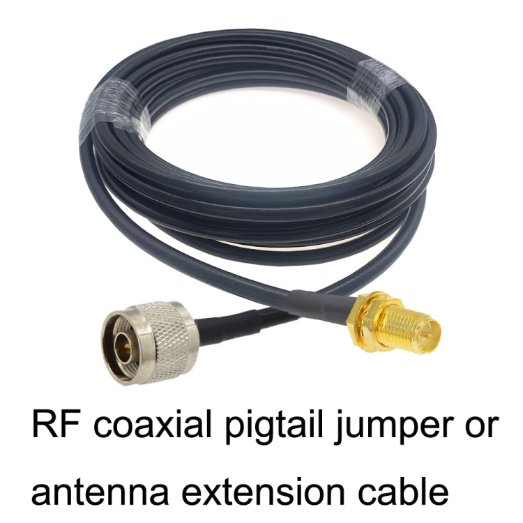 Cable adaptador coaxial RP-SMA hembra a N macho RG58, RP-SMA Female To N Male 0.5m, RP-SMA Female To N Male 1m, RP-SMA Female To N Male 1.5m, RP-SMA Female To N Male 3m, RP-SMA Female To N Male 5m, RP-SMA Female To N Male 10m