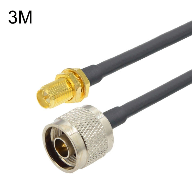 Cable adaptador coaxial RP-SMA hembra a N macho RG58, RP-SMA Female To N Male 0.5m, RP-SMA Female To N Male 1m, RP-SMA Female To N Male 1.5m, RP-SMA Female To N Male 3m, RP-SMA Female To N Male 5m, RP-SMA Female To N Male 10m