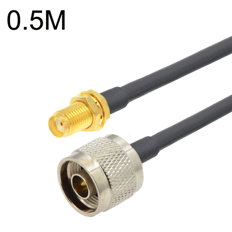 Cable adaptador coaxial SMA hembra a N macho RG58, SMA Female To N Male 0.5m, SMA Female To N Male 1m, SMA Female To N Male 1.5m, SMA Female To N Male 3m, SMA Female To N Male 5m, SMA Female To N Male 10m