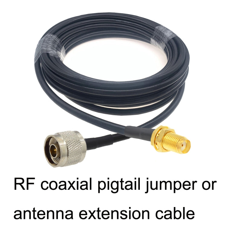 Cable adaptador coaxial SMA hembra a N macho RG58, SMA Female To N Male 0.5m, SMA Female To N Male 1m, SMA Female To N Male 1.5m, SMA Female To N Male 3m, SMA Female To N Male 5m, SMA Female To N Male 10m