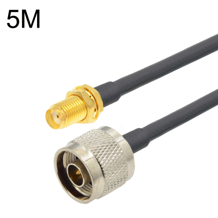 Cable adaptador coaxial SMA hembra a N macho RG58, SMA Female To N Male 0.5m, SMA Female To N Male 1m, SMA Female To N Male 1.5m, SMA Female To N Male 3m, SMA Female To N Male 5m, SMA Female To N Male 10m