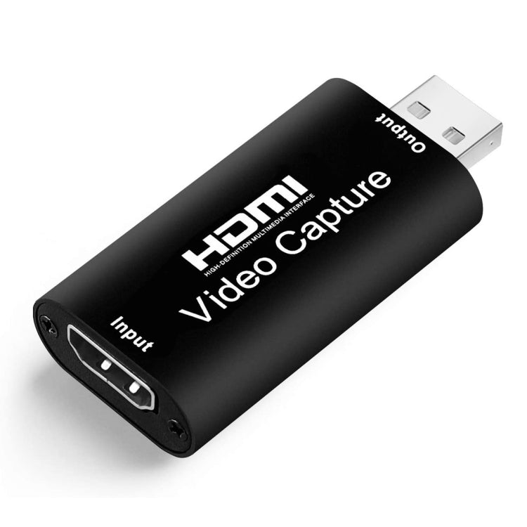 Tarjeta de captura de vídeo HDMI Caja de grabación en vivo Caja adaptadora de captura de vídeo, USB 2.0