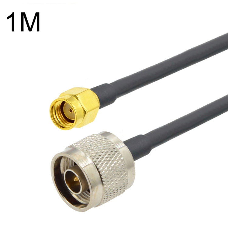 Cable adaptador coaxial RP-SMA macho a N macho RG58, RP-SMA Male to N Male 0.5m, RP-SMA Male to N Male 1m, RP-SMA Male to N Male 1.5m, RP-SMA Male to N Male 3m, RP-SMA Male to N Male 5m, RP-SMA Male to N Male10m