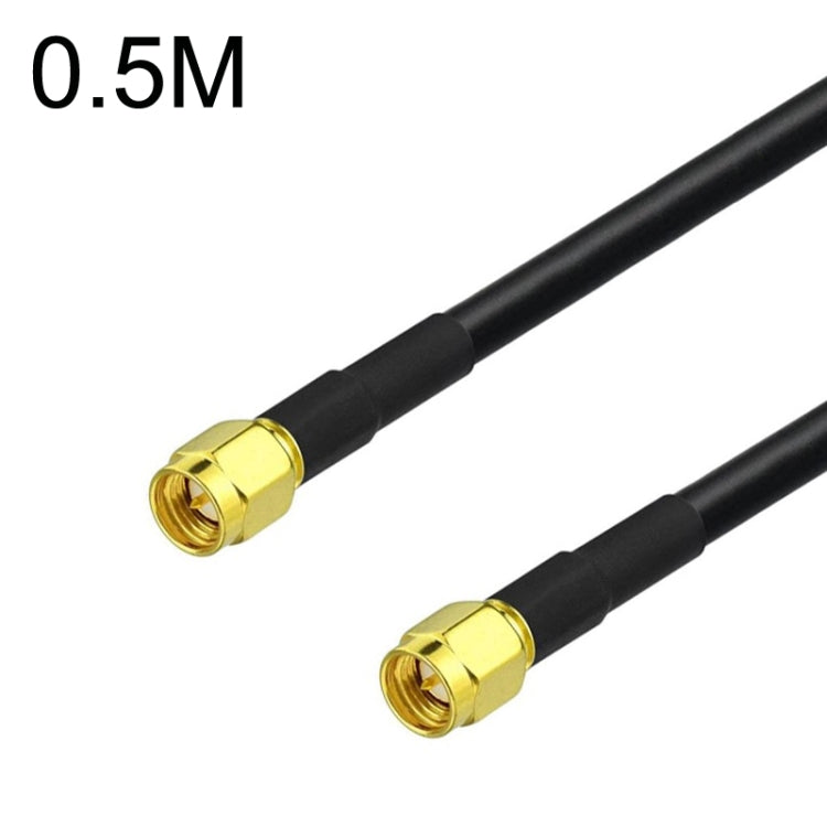Cable adaptador coaxial SMA macho a SMA macho RG58, SMA Male To SMA Male 0.5m, SMA Male To SMA Male 1m, SMA Male To SMA Male 1.5m, SMA Male To SMA Male 3m, SMA Male To SMA Male 5m, SMA Male To SMA Male 10m