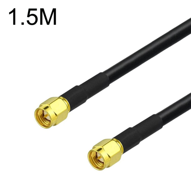 Cable adaptador coaxial SMA macho a SMA macho RG58, SMA Male To SMA Male 0.5m, SMA Male To SMA Male 1m, SMA Male To SMA Male 1.5m, SMA Male To SMA Male 3m, SMA Male To SMA Male 5m, SMA Male To SMA Male 10m