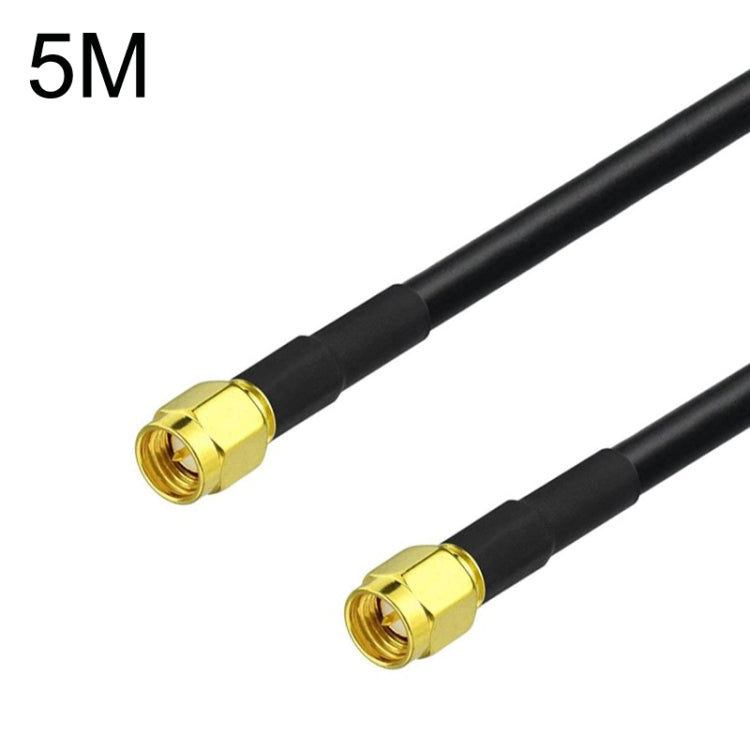 Cable adaptador coaxial SMA macho a SMA macho RG58, SMA Male To SMA Male 0.5m, SMA Male To SMA Male 1m, SMA Male To SMA Male 1.5m, SMA Male To SMA Male 3m, SMA Male To SMA Male 5m, SMA Male To SMA Male 10m