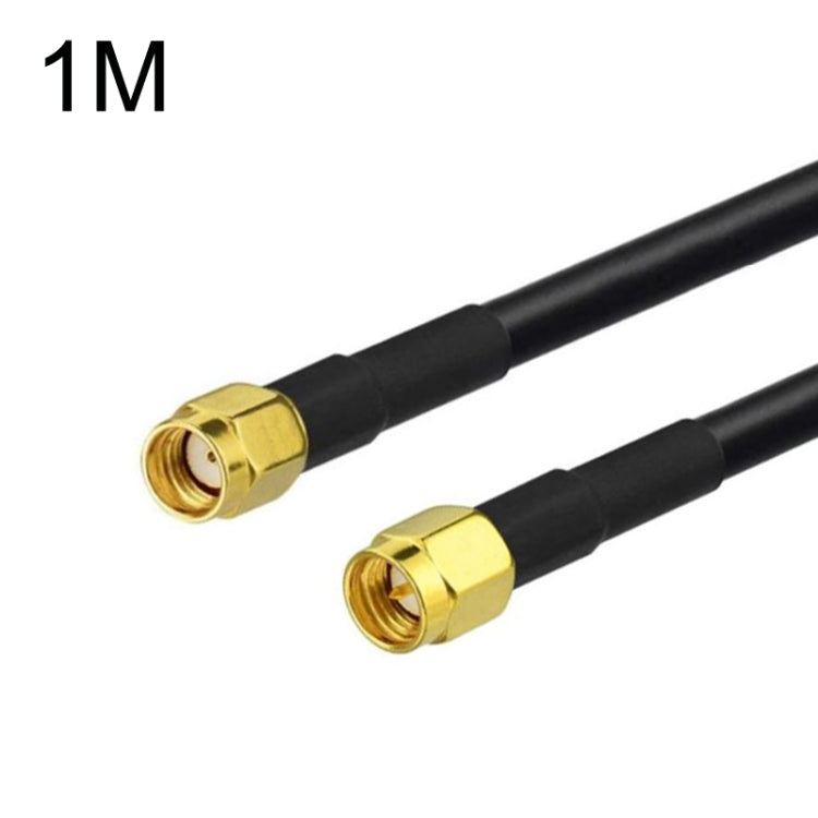 Cable adaptador coaxial SMA macho a RP-SMA macho RG58, SMA Male To RP-SMA Male 0.5m, SMA Male To RP-SMA Male 1m, SMA Male To RP-SMA Male 1.5m, SMA Male To RP-SMA Male 3m, SMA Male To RP-SMA Male 5m, SMA Male To RP-SMA Male 10m