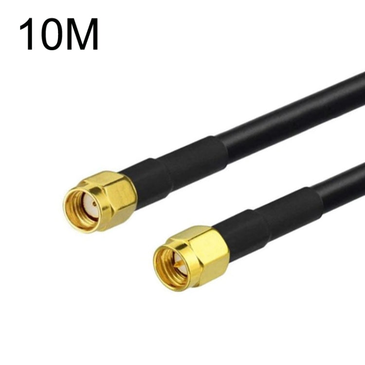 Cable adaptador coaxial SMA macho a RP-SMA macho RG58, SMA Male To RP-SMA Male 0.5m, SMA Male To RP-SMA Male 1m, SMA Male To RP-SMA Male 1.5m, SMA Male To RP-SMA Male 3m, SMA Male To RP-SMA Male 5m, SMA Male To RP-SMA Male 10m