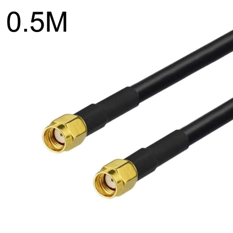 Cable adaptador coaxial RP-SMA macho a RP-SMA macho RG58, RP-SMA Male To RP-SMA Male 0.5m, RP-SMA Male To RP-SMA Male 1m, RP-SMA Male To RP-SMA Male 1.5m, RP-SMA Male To RP-SMA Male 3m, RP-SMA Male To RP-SMA Male 5m, RP-SMA Male To RP-SMA Male 10m