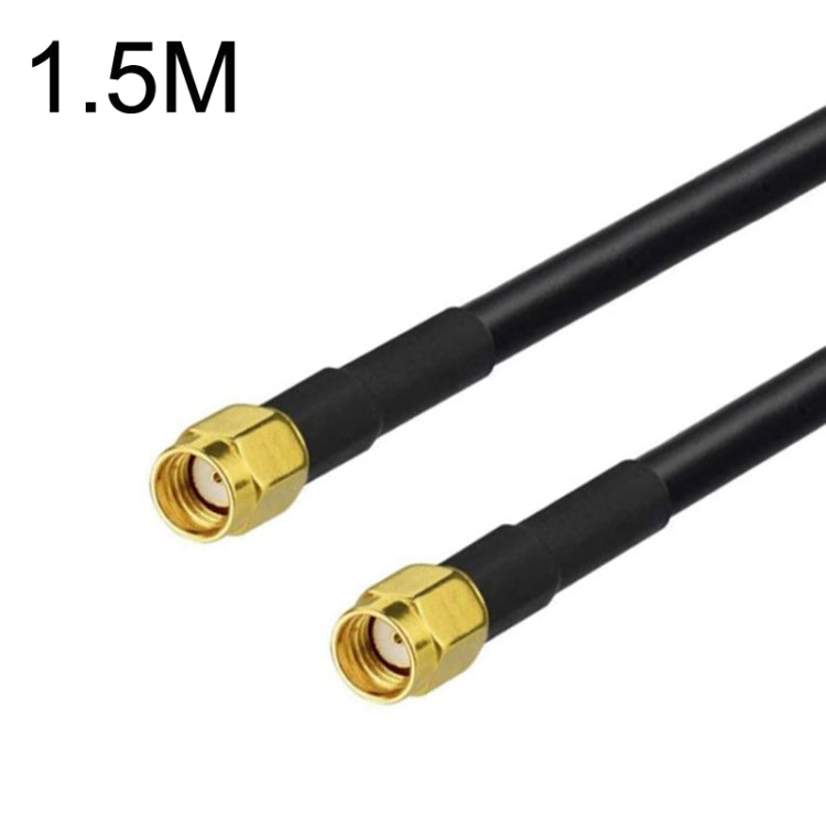 Cable adaptador coaxial RP-SMA macho a RP-SMA macho RG58, RP-SMA Male To RP-SMA Male 0.5m, RP-SMA Male To RP-SMA Male 1m, RP-SMA Male To RP-SMA Male 1.5m, RP-SMA Male To RP-SMA Male 3m, RP-SMA Male To RP-SMA Male 5m, RP-SMA Male To RP-SMA Male 10m