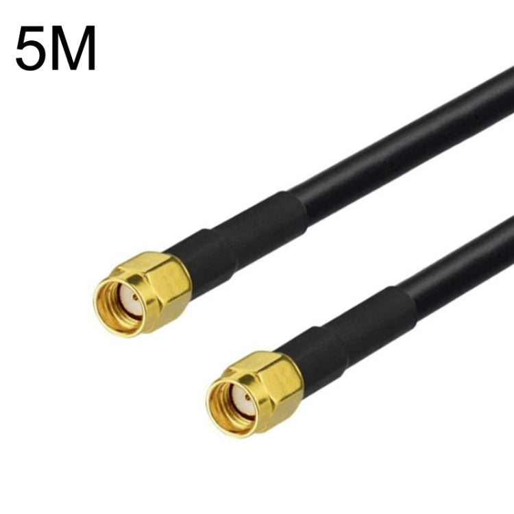 Cable adaptador coaxial RP-SMA macho a RP-SMA macho RG58, RP-SMA Male To RP-SMA Male 0.5m, RP-SMA Male To RP-SMA Male 1m, RP-SMA Male To RP-SMA Male 1.5m, RP-SMA Male To RP-SMA Male 3m, RP-SMA Male To RP-SMA Male 5m, RP-SMA Male To RP-SMA Male 10m