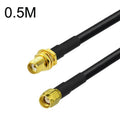 Cable adaptador coaxial SMA hembra a RP-SMA macho RG58, SMA Female To RP-SMA Male 0.5m, SMA Female To RP-SMA Male 1m, SMA Female To RP-SMA Male 1.5m, SMA Female To RP-SMA Male 3m, SMA Female To RP-SMA Male 5m, SMA Female To RP-SMA Male 10m
