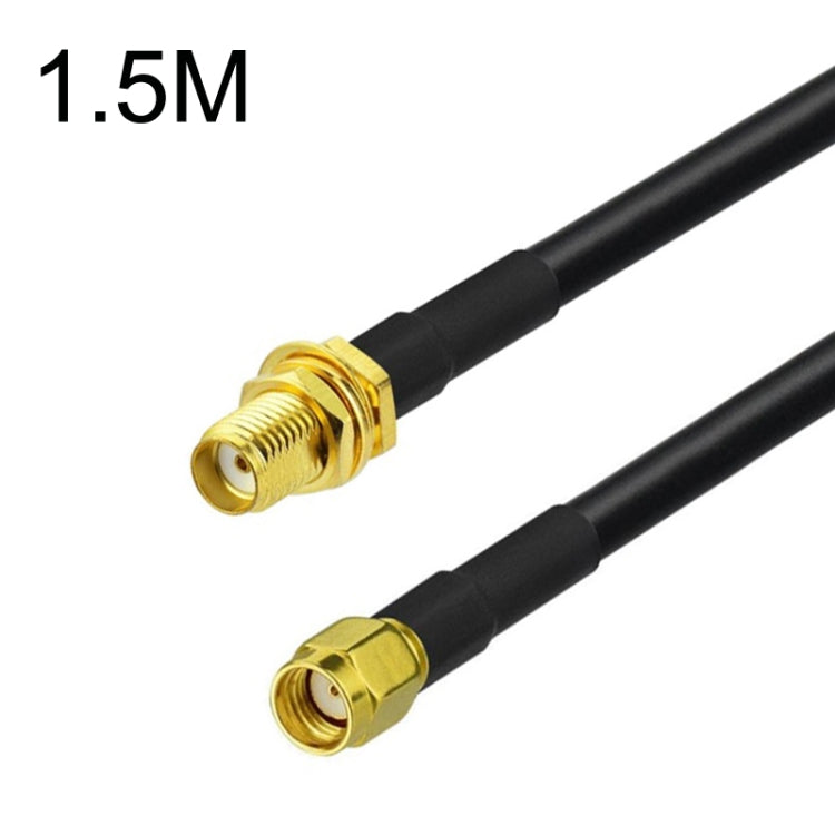 Cable adaptador coaxial SMA hembra a RP-SMA macho RG58, SMA Female To RP-SMA Male 0.5m, SMA Female To RP-SMA Male 1m, SMA Female To RP-SMA Male 1.5m, SMA Female To RP-SMA Male 3m, SMA Female To RP-SMA Male 5m, SMA Female To RP-SMA Male 10m