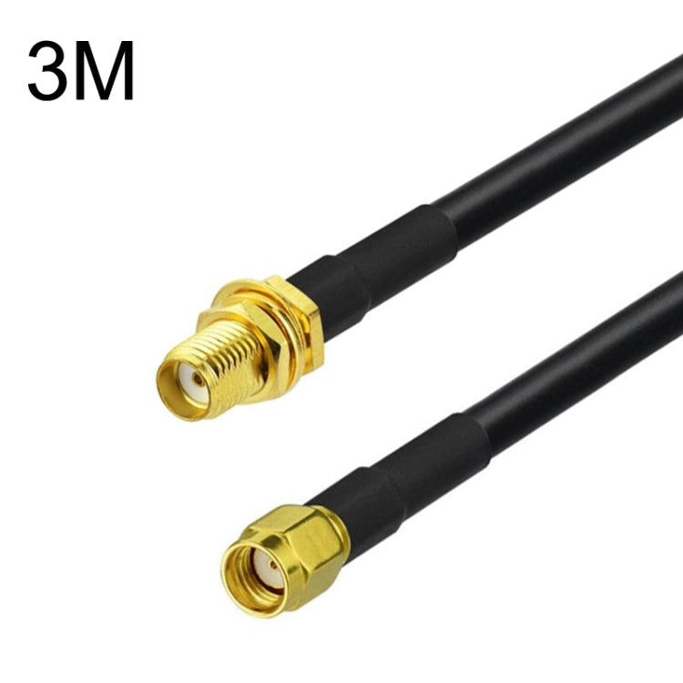 Cable adaptador coaxial SMA hembra a RP-SMA macho RG58, SMA Female To RP-SMA Male 0.5m, SMA Female To RP-SMA Male 1m, SMA Female To RP-SMA Male 1.5m, SMA Female To RP-SMA Male 3m, SMA Female To RP-SMA Male 5m, SMA Female To RP-SMA Male 10m
