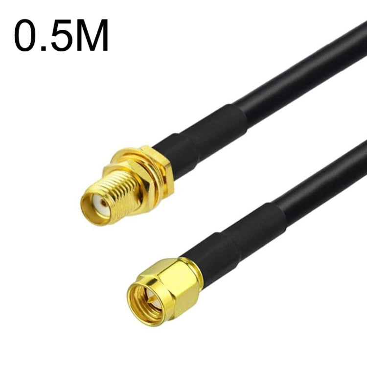 Cable adaptador coaxial SMA macho a SMA hembra RG58, SMA Male To SMA Female 0.5m, SMA Male To SMA Female 1m, SMA Male To SMA Female 1.5m, SMA Male To SMA Female 3m, SMA Male To SMA Female 5m, SMA Male To SMA Female 10m