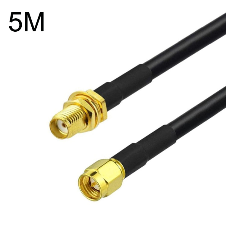 Cable adaptador coaxial SMA macho a SMA hembra RG58, SMA Male To SMA Female 0.5m, SMA Male To SMA Female 1m, SMA Male To SMA Female 1.5m, SMA Male To SMA Female 3m, SMA Male To SMA Female 5m, SMA Male To SMA Female 10m