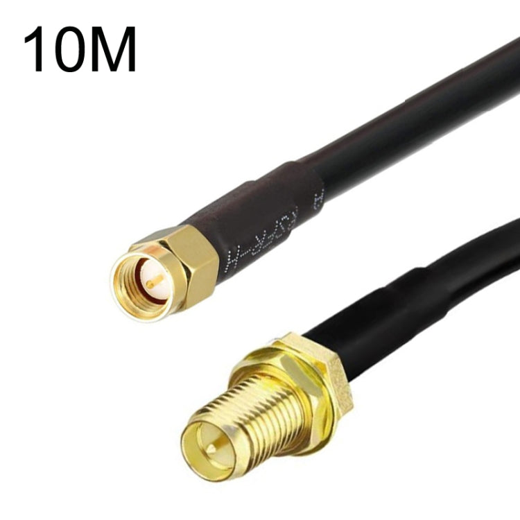 Cable adaptador coaxial SMA macho a RP-SMA hembra RG58, SMA Male To RP-SMA Female 0.5m, SMA Male To RP-SMA Female 1m, SMA Male To RP-SMA Female 1.5m, SMA Male To RP-SMA Female 3m, SMA Male To RP-SMA Female 5m, SMA Male To RP-SMA Female 10m