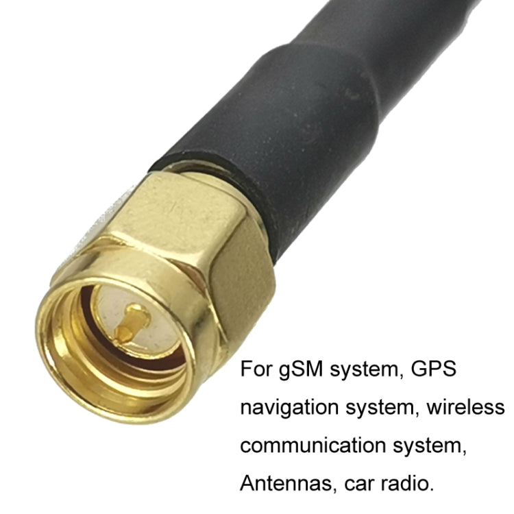 Cable adaptador coaxial SMA macho a F TV macho RG58, 0.5m, 1m, 1.5m, 3m, 5m, 10m