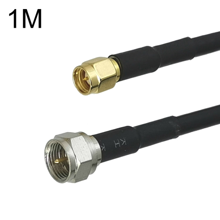 Cable adaptador coaxial SMA macho a F TV macho RG58, 0.5m, 1m, 1.5m, 3m, 5m, 10m