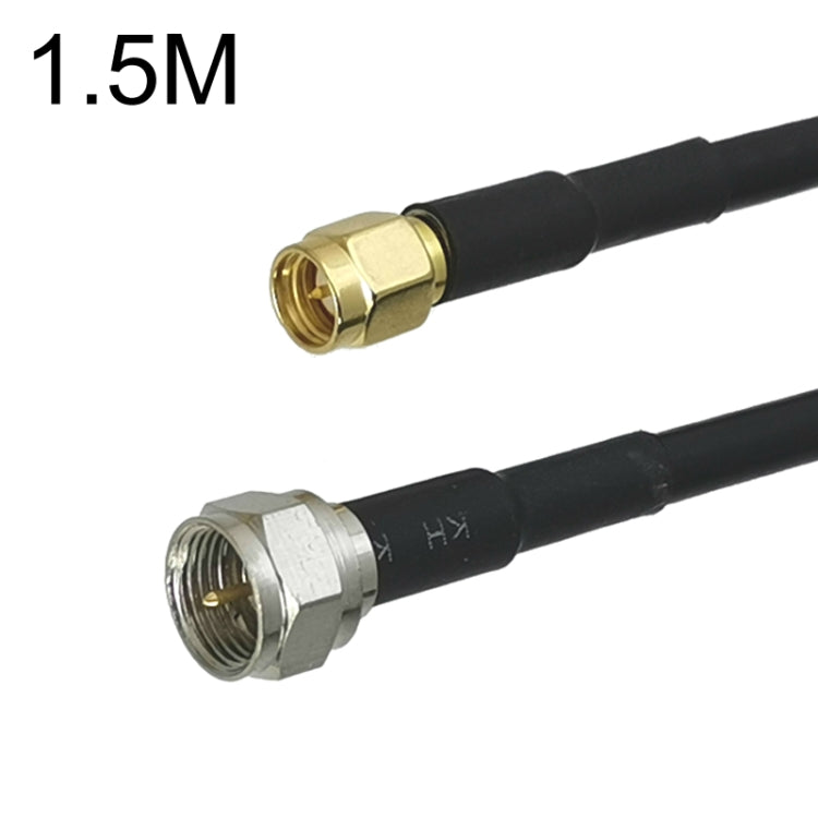 Cable adaptador coaxial SMA macho a F TV macho RG58, 0.5m, 1m, 1.5m, 3m, 5m, 10m