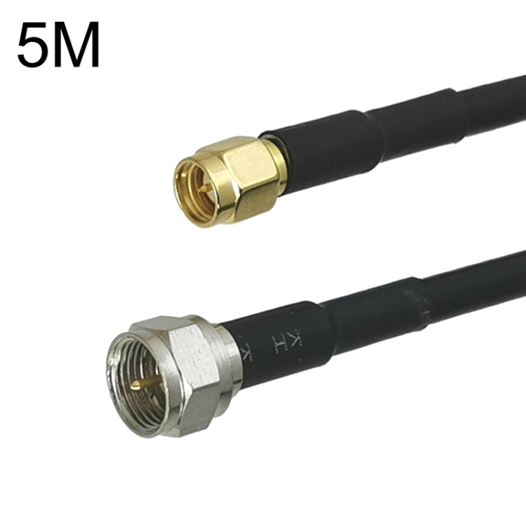 Cable adaptador coaxial SMA macho a F TV macho RG58, 0.5m, 1m, 1.5m, 3m, 5m, 10m