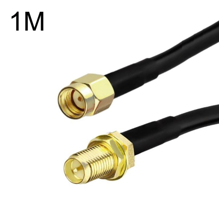 Cable adaptador coaxial RP-SMA macho a RP-SMA hembra RG58, RP-SMA Male To RP-SMA Female 0.5m, RP-SMA Male To RP-SMA Female 1m, RP-SMA Male To RP-SMA Female 1.5m, RP-SMA Male To RP-SMA Female 3m, RP-SMA Male To RP-SMA Female 5m                          ...