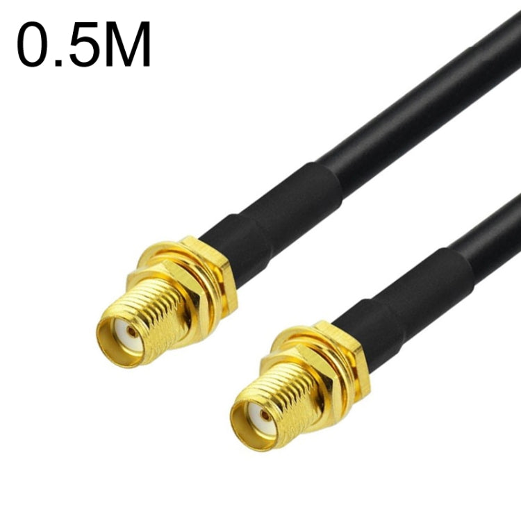 Cable adaptador coaxial SMA macho a SMA macho RG58, SMA Female To SMA Female 0.5m, SMA Female To SMA Female 1m, SMA Female To SMA Female 1.5m, SMA Female To SMA Female 3m, SMA Female To SMA Female 5m, SMA Female To SMA Female 10m