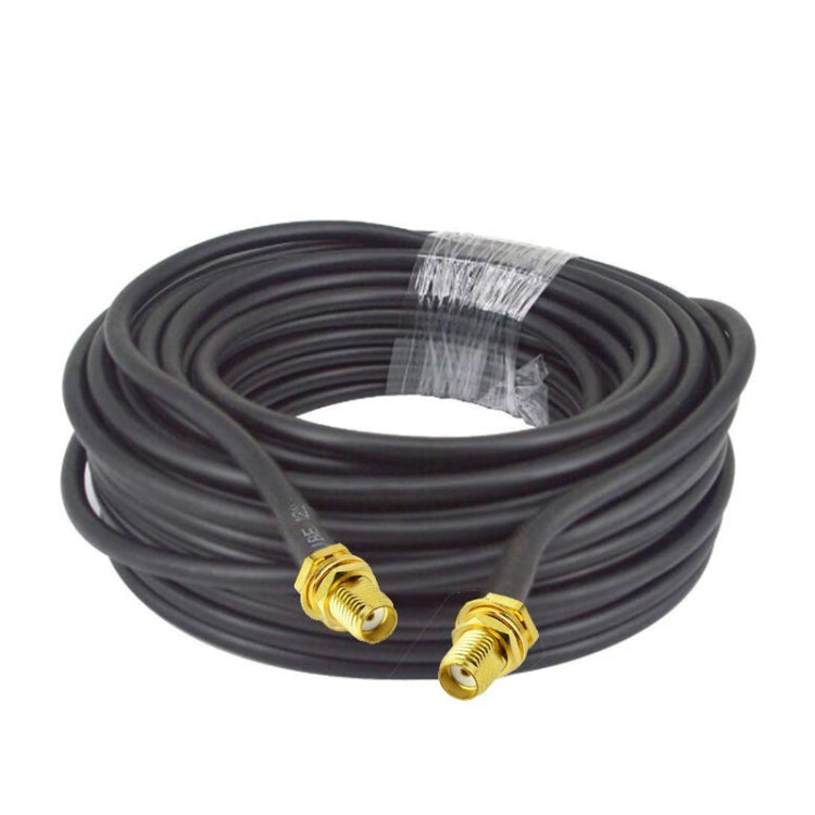 Cable adaptador coaxial SMA macho a SMA macho RG58, SMA Female To SMA Female 0.5m, SMA Female To SMA Female 1m, SMA Female To SMA Female 1.5m, SMA Female To SMA Female 3m, SMA Female To SMA Female 5m, SMA Female To SMA Female 10m