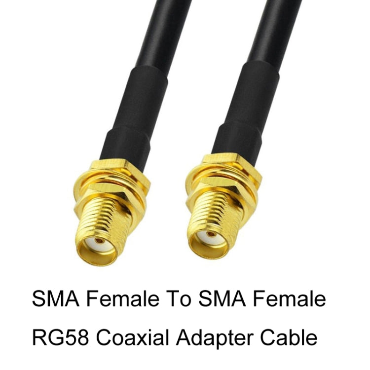 Cable adaptador coaxial SMA macho a SMA macho RG58, SMA Female To SMA Female 0.5m, SMA Female To SMA Female 1m, SMA Female To SMA Female 1.5m, SMA Female To SMA Female 3m, SMA Female To SMA Female 5m, SMA Female To SMA Female 10m